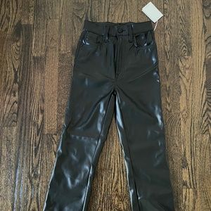 MOTHER Faux Leather Pants